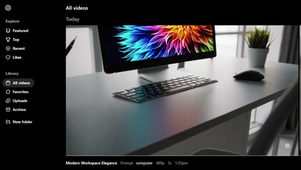 สร้างวิดีโอด้วย AI Sora