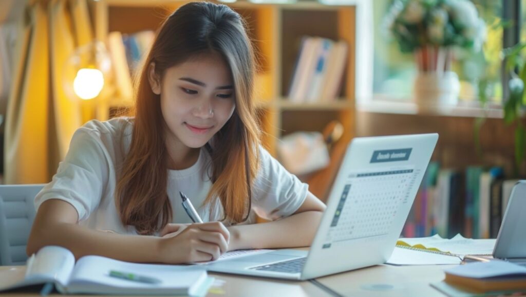 การเตรียมตัวสอบออนไลน์สำหรับนักเรียน